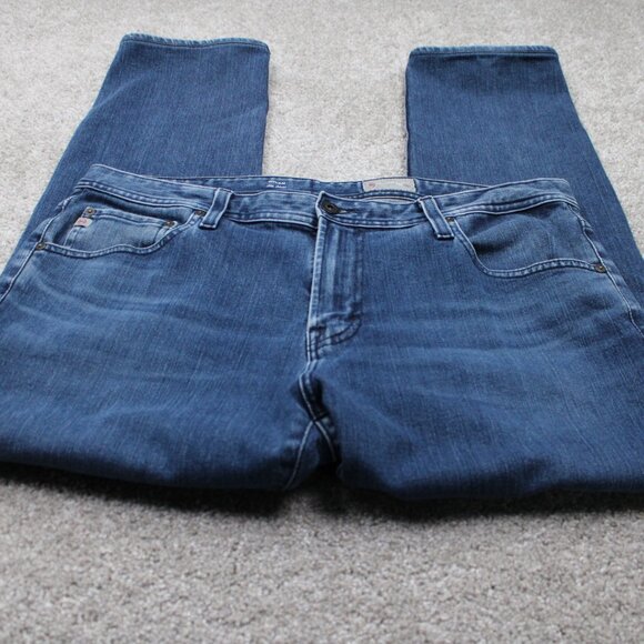 AG Adriano Goldschmied The Dylan Jeans Mens 36x30 Blue Slim Skinny Stretch Denim - Picture 2 of 14